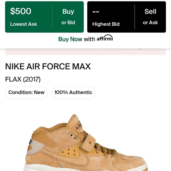 Nik Air Force Max PRM nwb - Picture 6 of 6